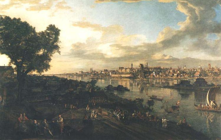 Bernardo Bellotto View of Warsaw from the Praga bank